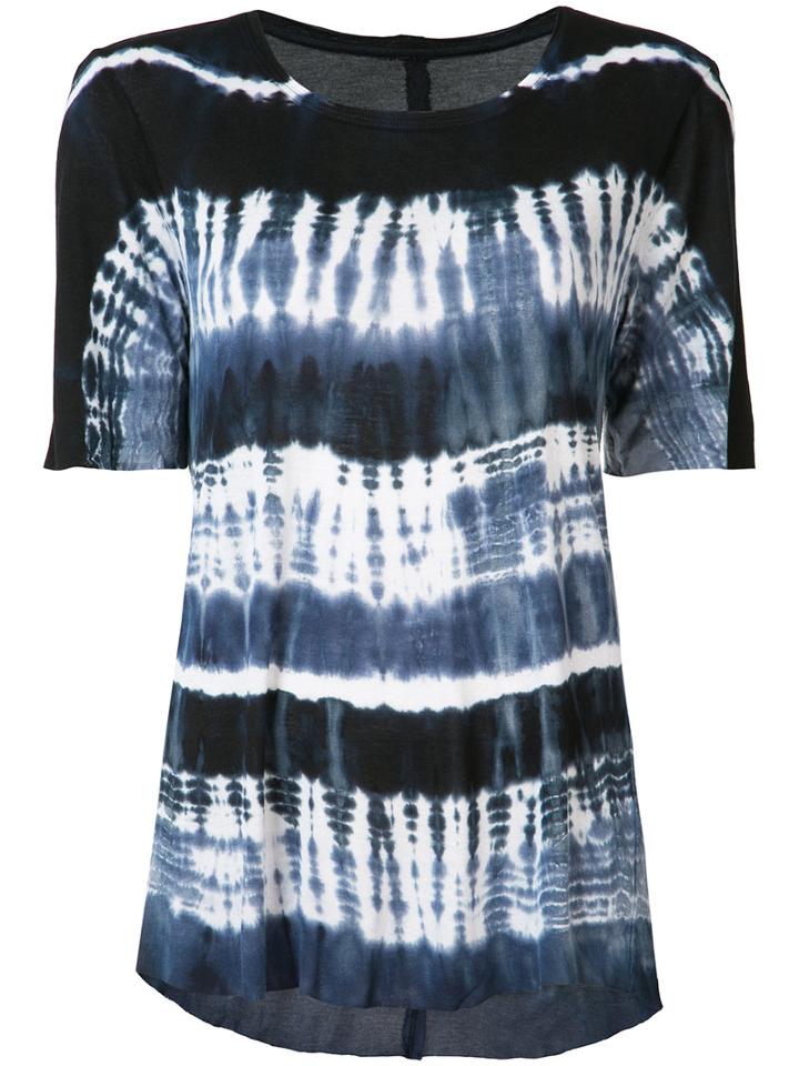Raquel Allegra - Tie Dye T-shirt - Women - Rayon - 1, Blue, Rayon