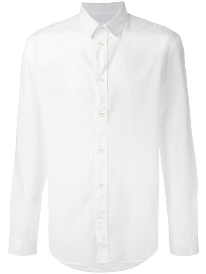 Maison Margiela Classic Shirt, Men's, Size: 42, White, Cotton