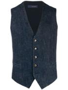 Tagliatore Classic Tailored Waistcoat - Blue