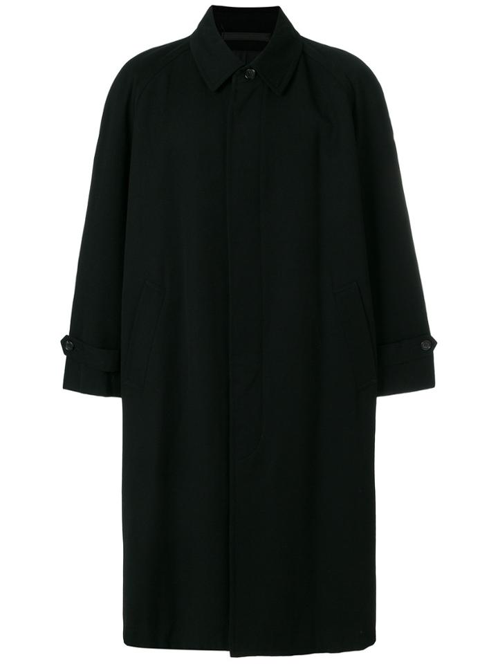 Comme Des Garçons Vintage 1989 Boxy Long Coat - Black