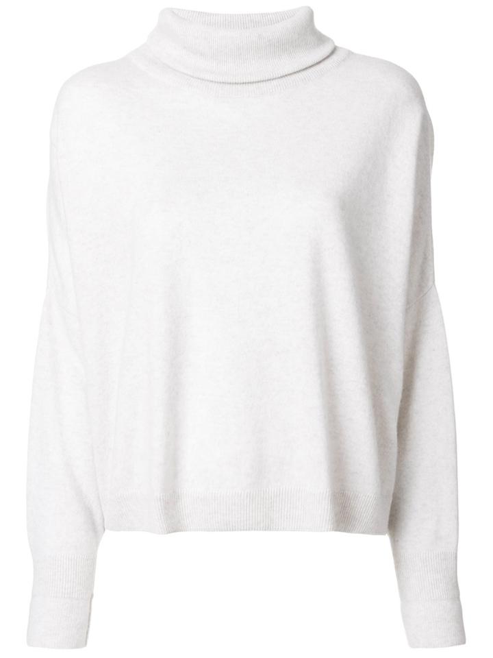 Dusan Roll Neck Jumper - White
