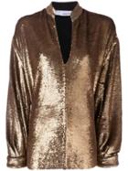 Iro Sequin Embellished Blouse - Metallic