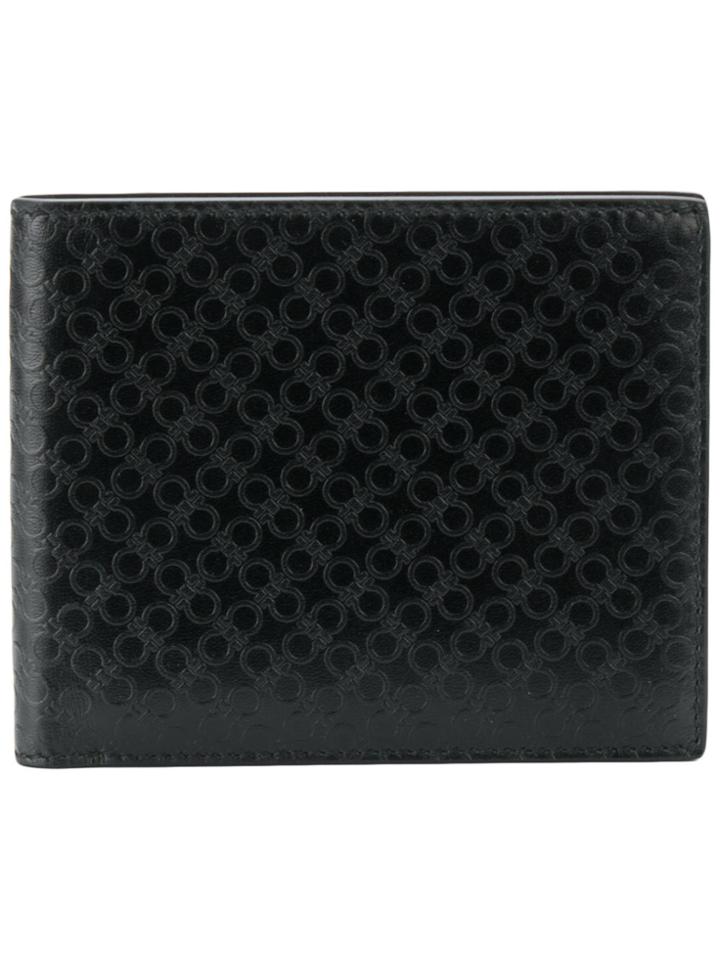 Salvatore Ferragamo Logo Embossed Wallet - Black