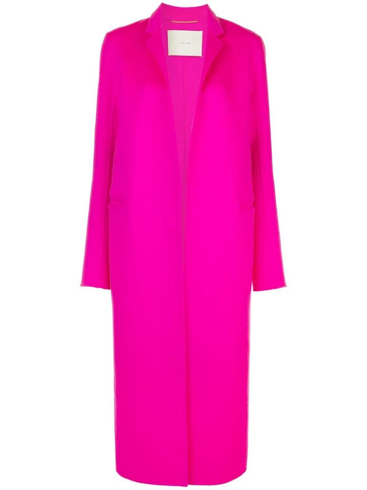 Adam Lippes Oversized Open-front Coat - Pink