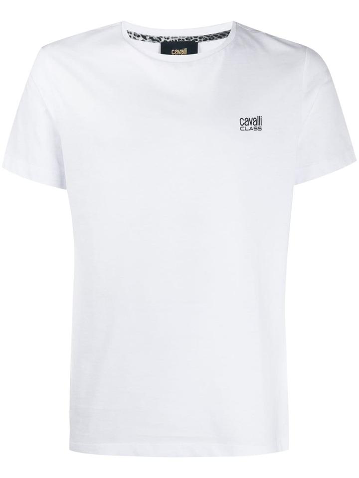 Cavalli Class Graphic T-shirt - White