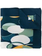 Doppiaa All-over Print Scarf - Blue
