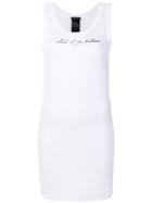 Ann Demeulemeester Blanche Ribbed Longline Vest - White