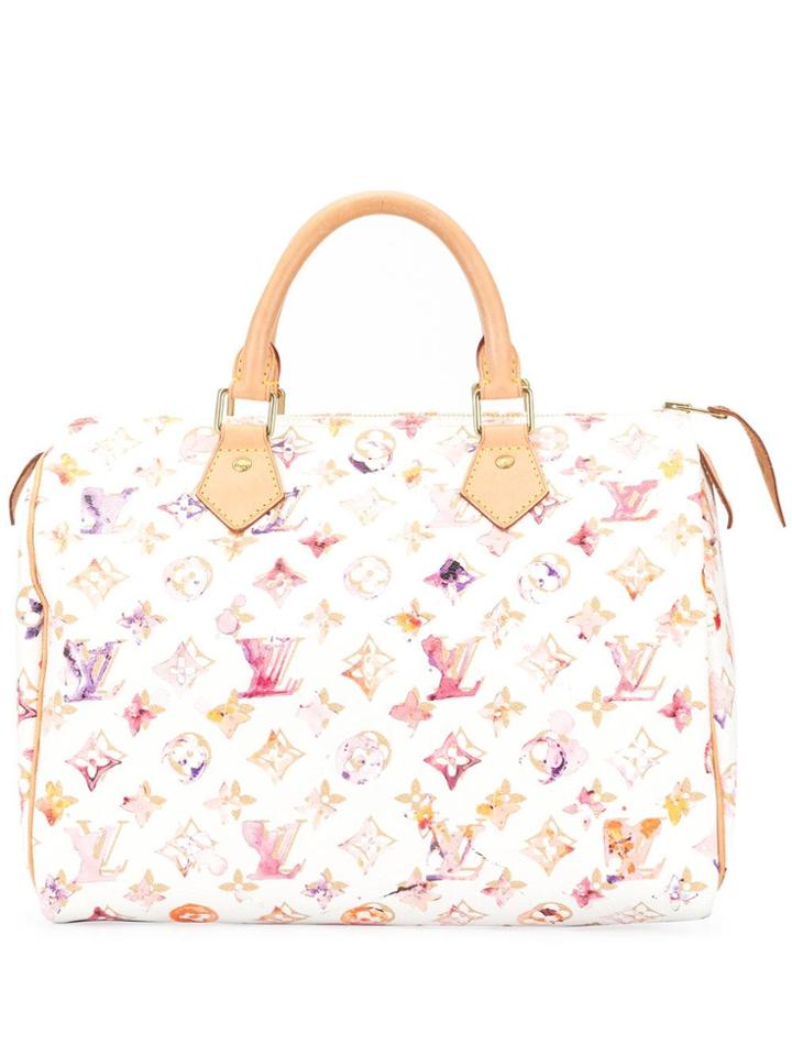 Louis Vuitton Pre-owned Speedy 30 Hand Bag - White