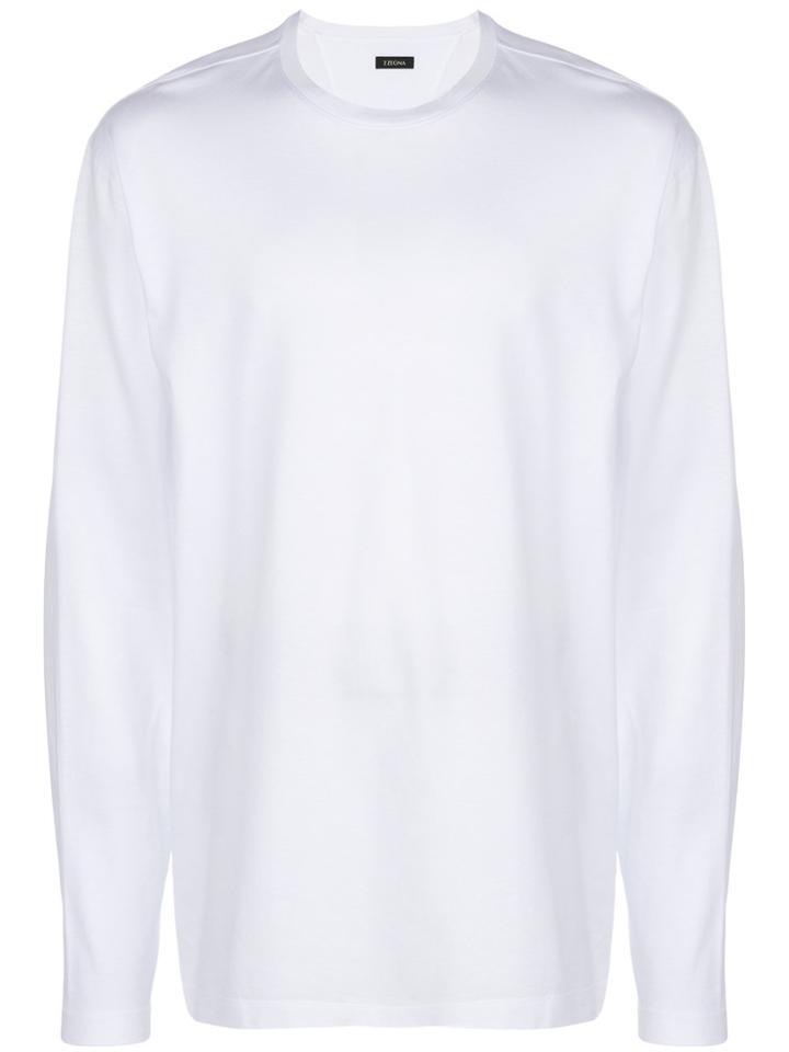 Ermenegildo Zegna Loose Fitted Sweater - White