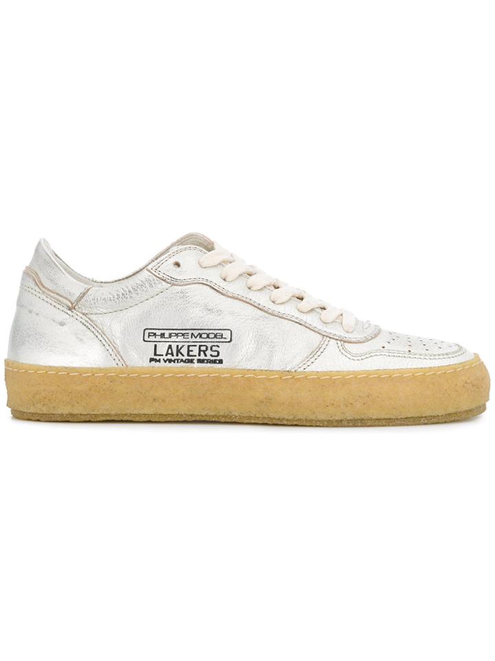Philippe Model Lakers Vintage Sneakers - Metallic