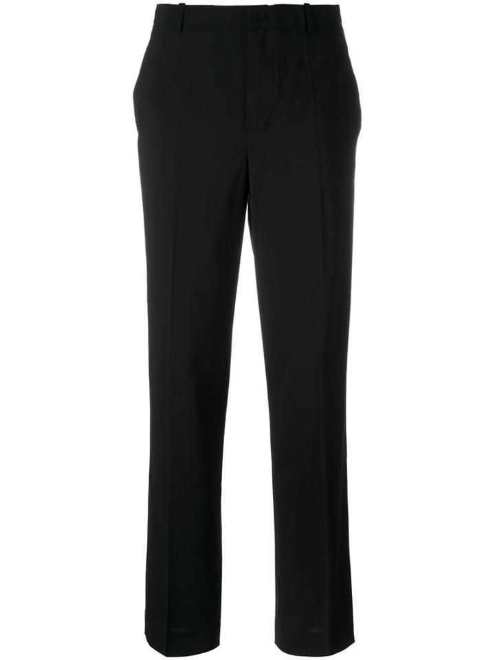 Erika Cavallini 'gauri' Trousers, Women's, Size: 38, Black, Cotton/spandex/elastane/acetate/virgin Wool