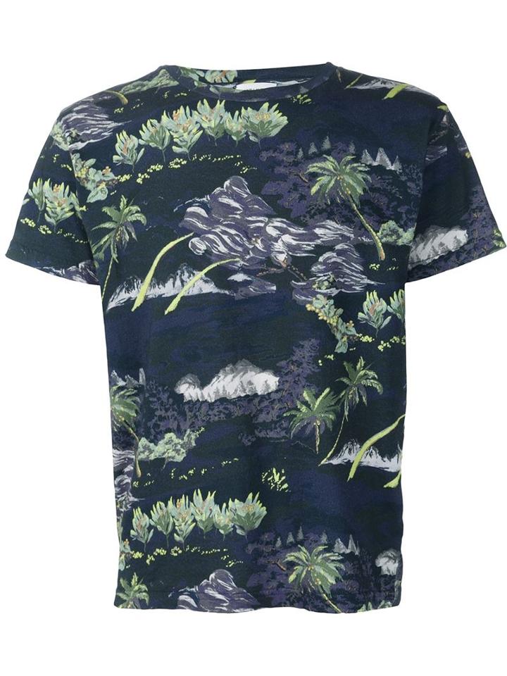 Saint Laurent Hawaii Print T-shirt