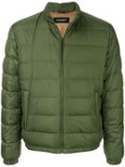 Dolce & Gabbana High Collar Padded Jacket - Green