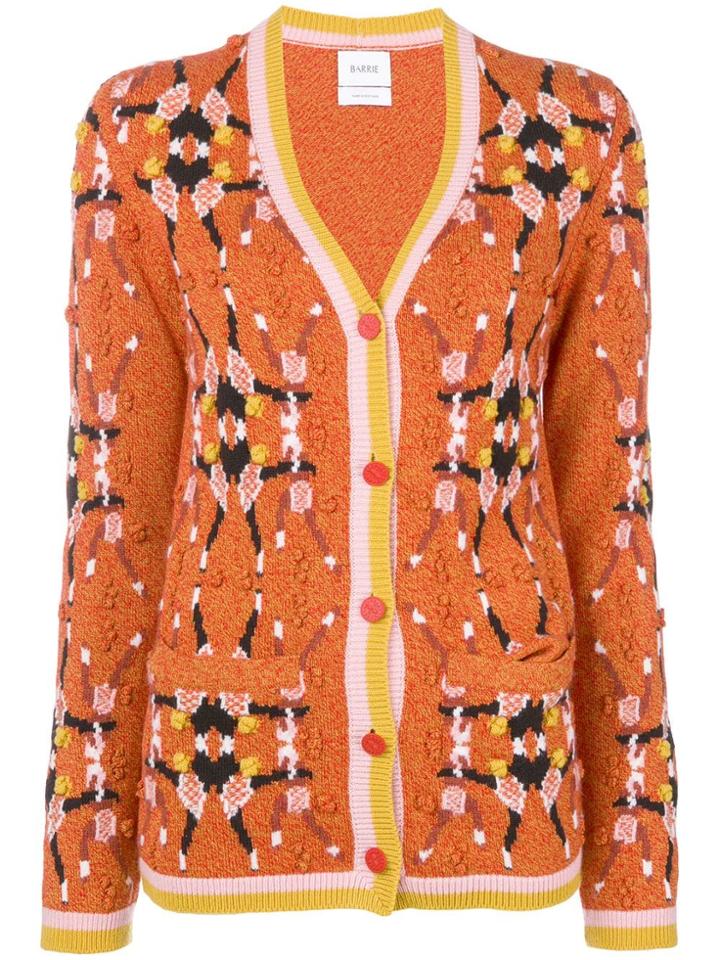 Barrie Cashmere Cardigan - Yellow & Orange