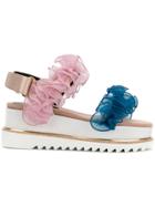 Suecomma Bonnie Colour-block Open-toe Sandals - Multicolour