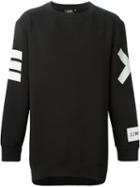 Ejxiii Printed Sweatshirt, Men's, Size: Xl, Black, Cotton/polyester