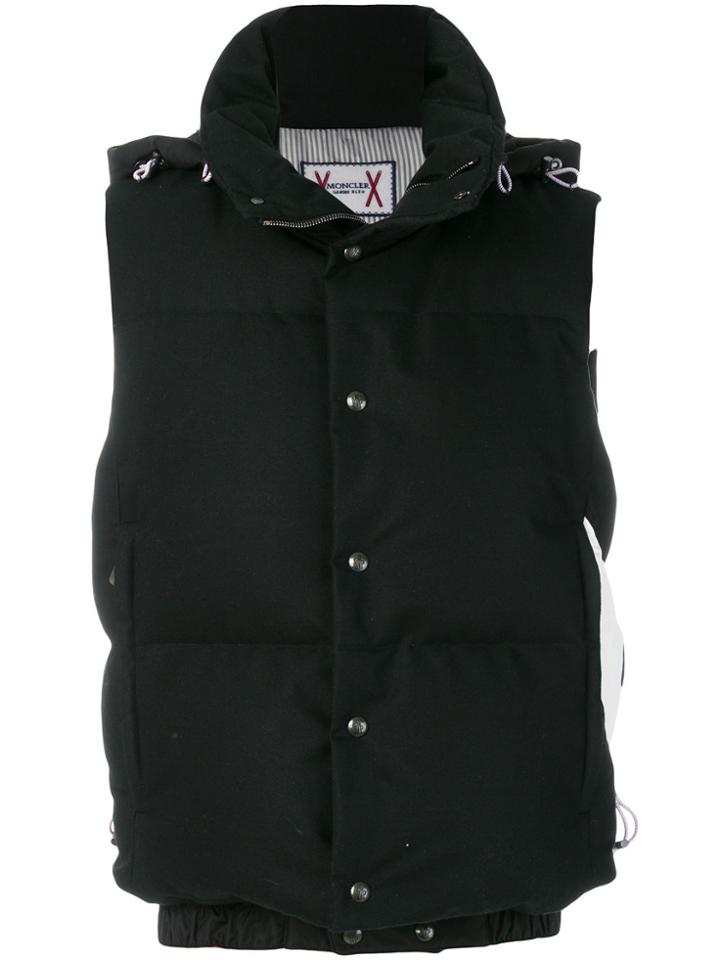 Moncler Gamme Bleu Sleeveless Padded Jacket - Black