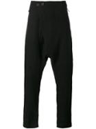 Lost & Found Rooms - Drop-crotch Trousers - Men - Cotton/hemp - M, Black, Cotton/hemp