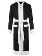À La Garçonne - Hooded Overcoat - Men - Cotton/polyester - M, Black, Cotton/polyester