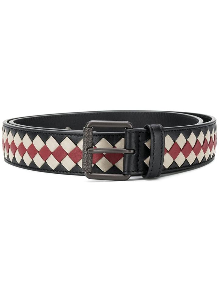 Bottega Veneta Bv Club 19 Belt - Black