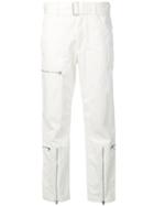Helmut Lang High Rise Parachute Trousers - White