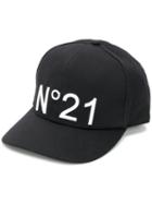 Nº21 Logo Embroidered Cap - Black