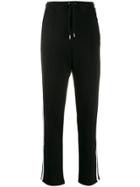 Markus Lupfer Side Stripe Lipstick Track Pants - Black