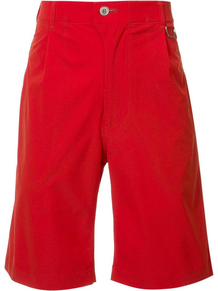Julien David Classic Shorts, Men's, Size: Medium, Red, Cotton