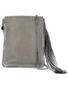 Stella Mccartney 'falabella' Flat Crossbody Bag - Grey