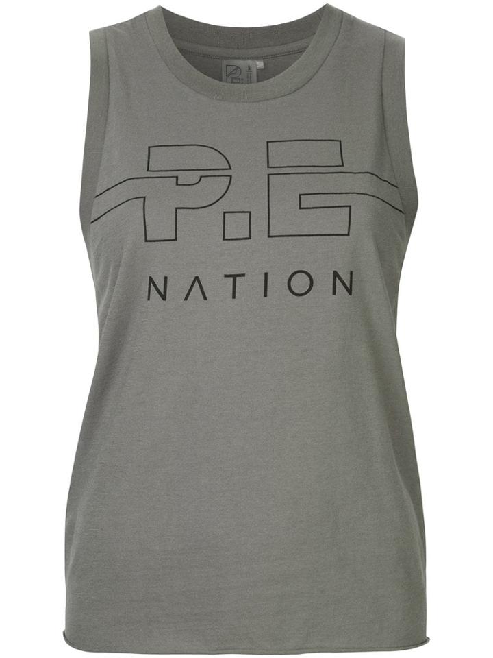P.e Nation Spike Tank Top - Green