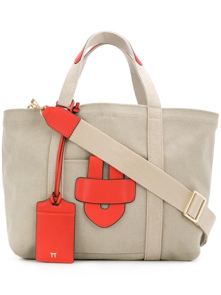 Tila March Simple Small Tote Bag - Nude & Neutrals