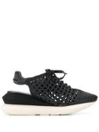 Manuel Barceló Platform Slingback Sandals - Black