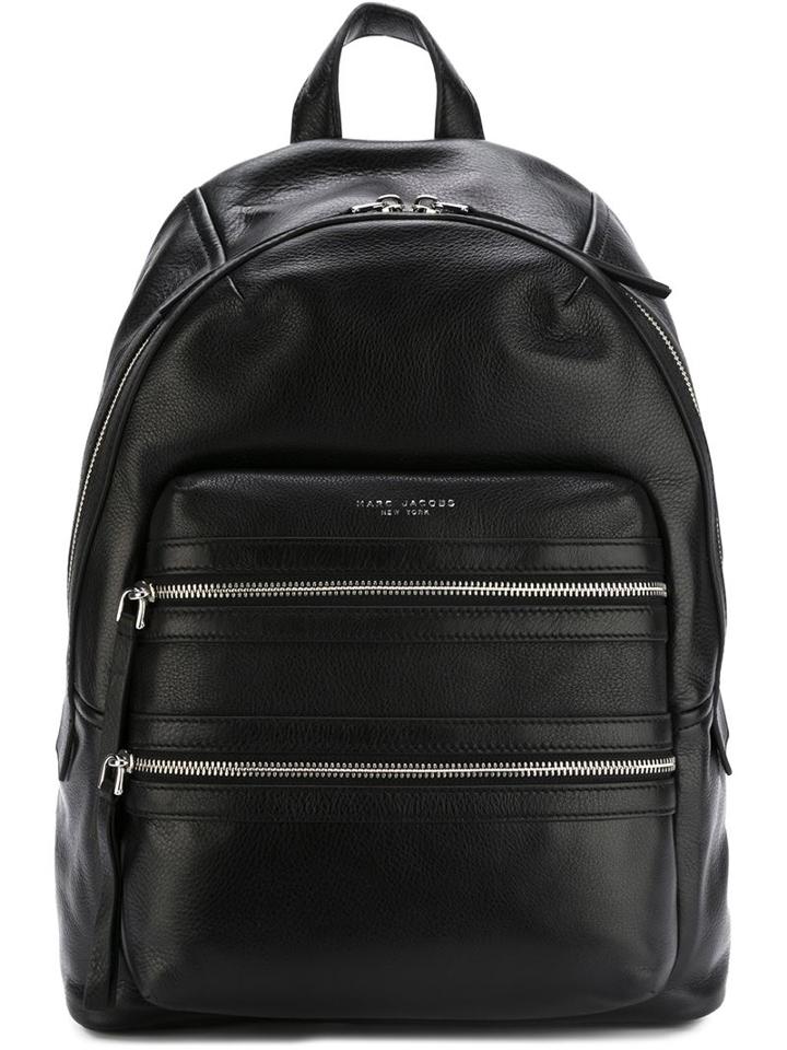 Marc Jacobs Biker Backpack, Black, Leather