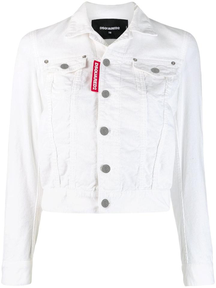 Dsquared2 Classic Denim Jacket - White