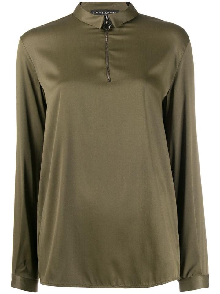 Fabiana Filippi Zipped Blouse - Green