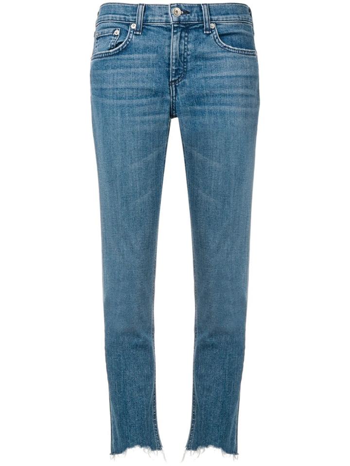 Rag & Bone Dre Distressed Jeans - Blue