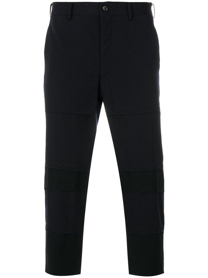Comme Des Garçons Homme Plus Layered Track Pants - Blue
