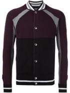 Givenchy Colour Block Knitted Jacket, Men's, Size: Small, Red, Cotton/polyester/wool