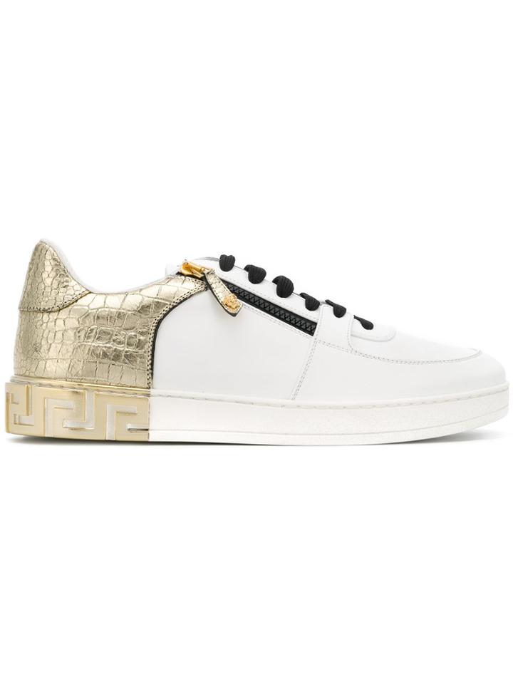 Versace Eros-greek Key Sneakers - White