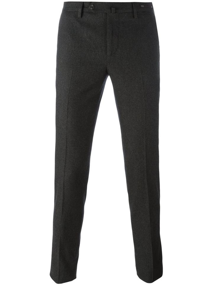 Pt01 Skinny Fit Trousers, Men's, Size: 46, Grey, Spandex/elastane/virgin Wool