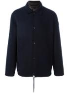 Moncler Padded Shirt Jacket, Men's, Size: 4, Blue, Feather Down/polyamide/virgin Wool