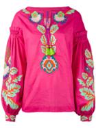 Edentree Huge Blouse - Women - Cotton - L, Pink/purple, Cotton, Yuliya Magdych
