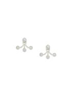 Yeprem 18kt Gold And Diamond Row Earrings - Metallic