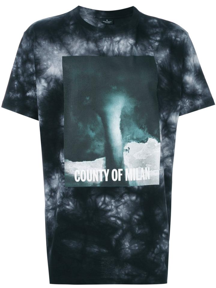 Marcelo Burlon County Of Milan Tornado Print T-shirt - Blue