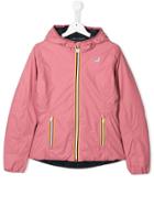 K Way Kids Reversible Padded Jacket - Pink