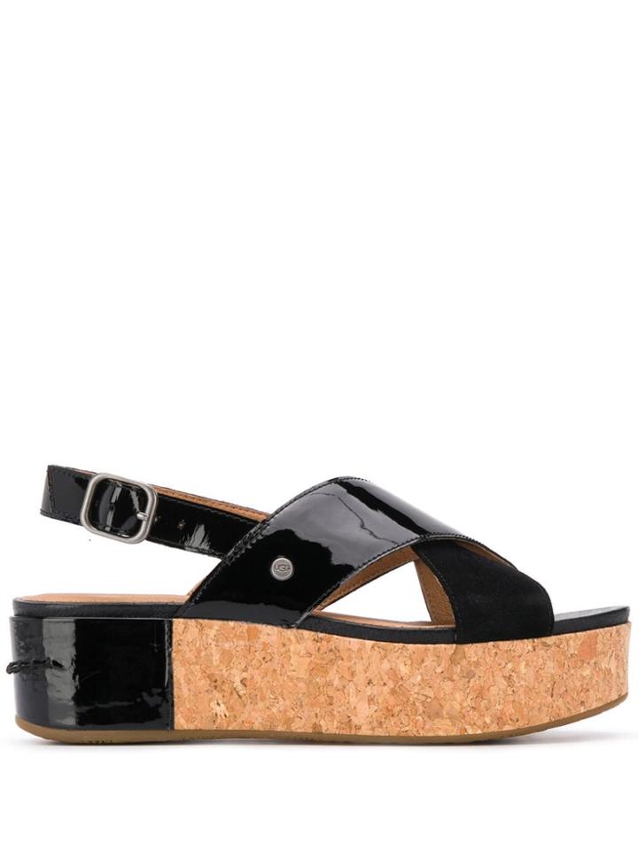 Ugg Australia Shoshana Platform Sandals - Black