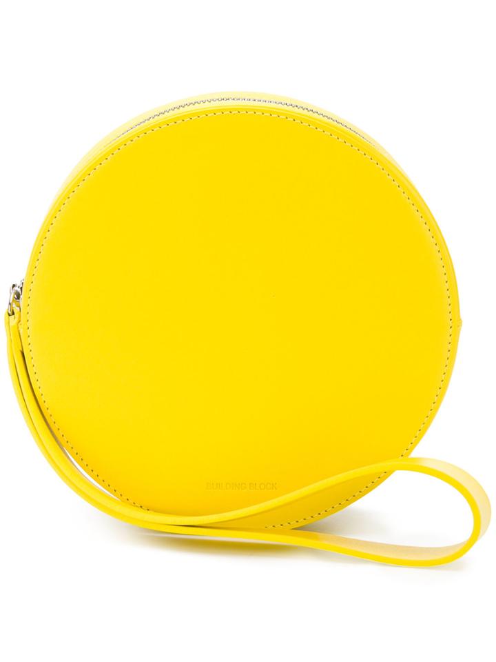 Building Block Puck In Sun Bag - Yellow & Orange