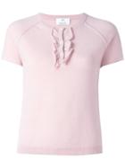 Allude Knit T-shirt, Women's, Size: Medium, Pink/purple, Cashmere