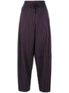 See By Chloé Pinstripe Trousers - Blue