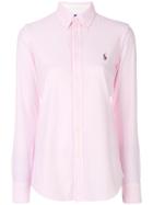 Polo Ralph Lauren Striped Oxford Shirt - Pink & Purple